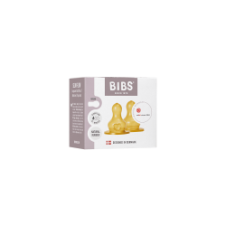BIBS 2-pack antikolik flaskesut. Slow Flow.
