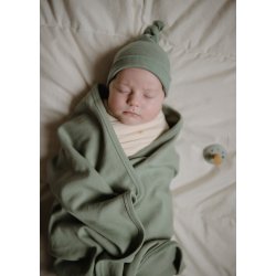 Mushie Baby Beanie hue "Roman Green"