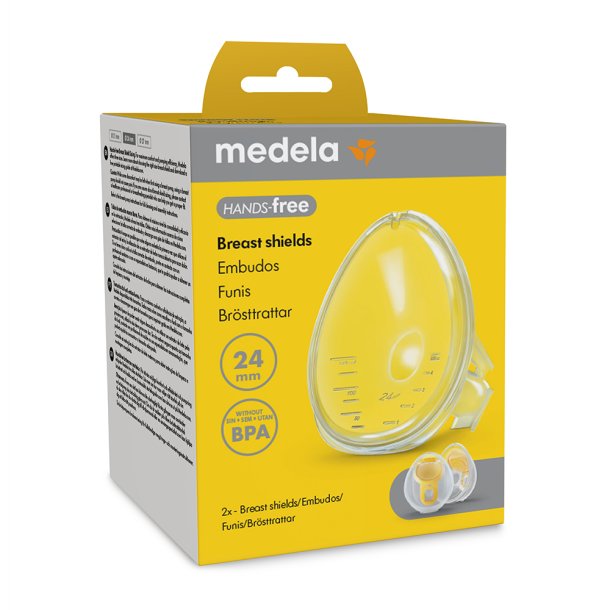 Medela brysttragt 24 mm til Medela hands-free brystpumpe