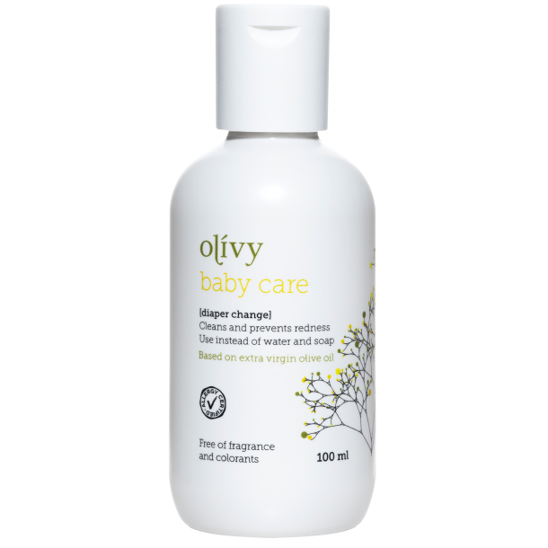 Olivy Baby Care sknsom hudpleje 100 ml. Farvel til rd numse, arp og hudirritationer.