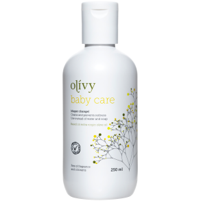Olivy Baby Care sknsom pleje. Farvel rd numse, arp og hudirritation. 250 ml - god til pusletasken.