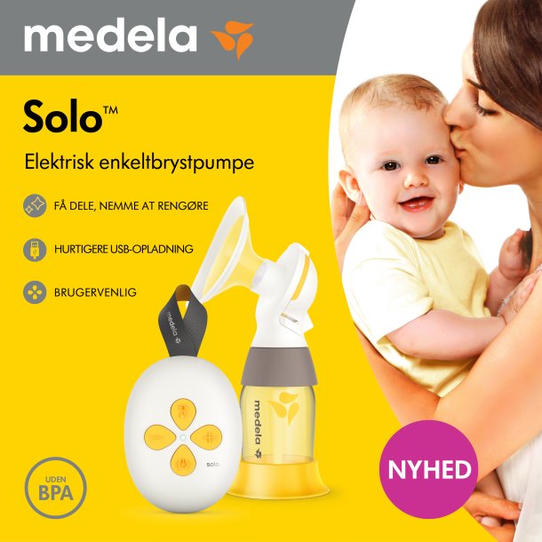 Medela Solo elektrisk enkeltbrystpumpe