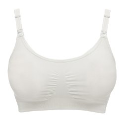 Medela komfortabel 3-i-1 amme- og pumpe BH, hvid , str. L